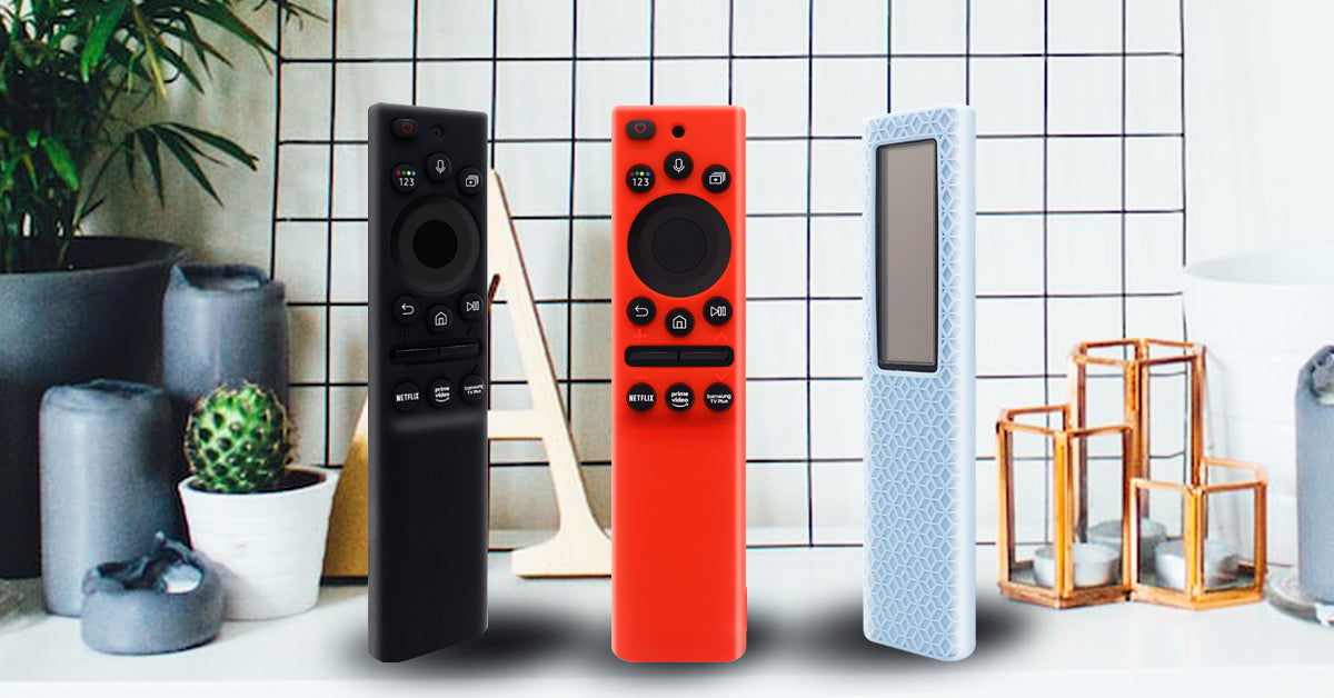 ZEVGOV Silicone Case for Samsung Smart Solar Cell Remote Control BN59 Series, Protective Kids-Friendly Shockproof Remote Control Sleeve Holder