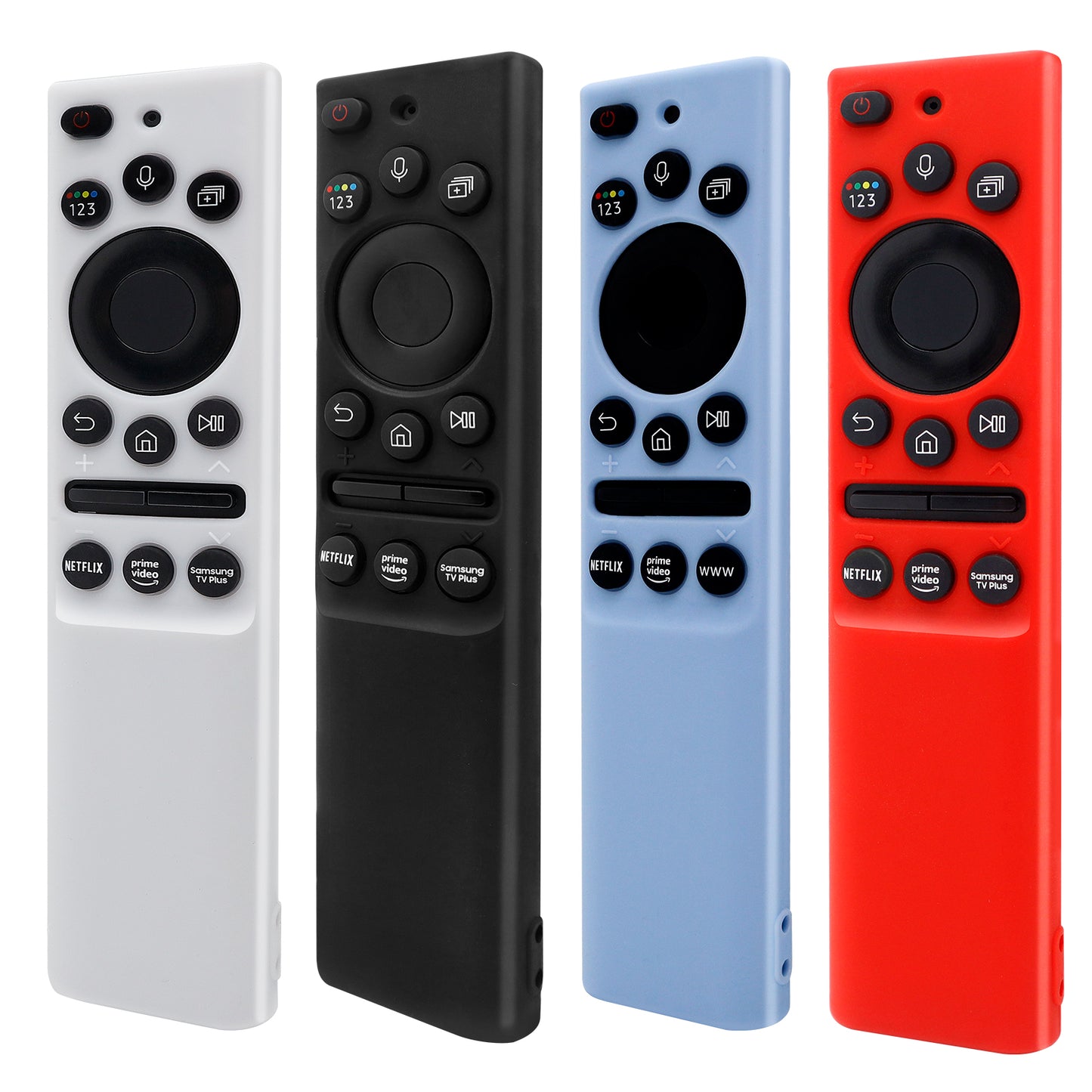 ZEVGOV Silicone Case for Samsung Smart Solar Cell Remote Control BN59 Series, Protective Kids-Friendly Shockproof Remote Control Sleeve Holder