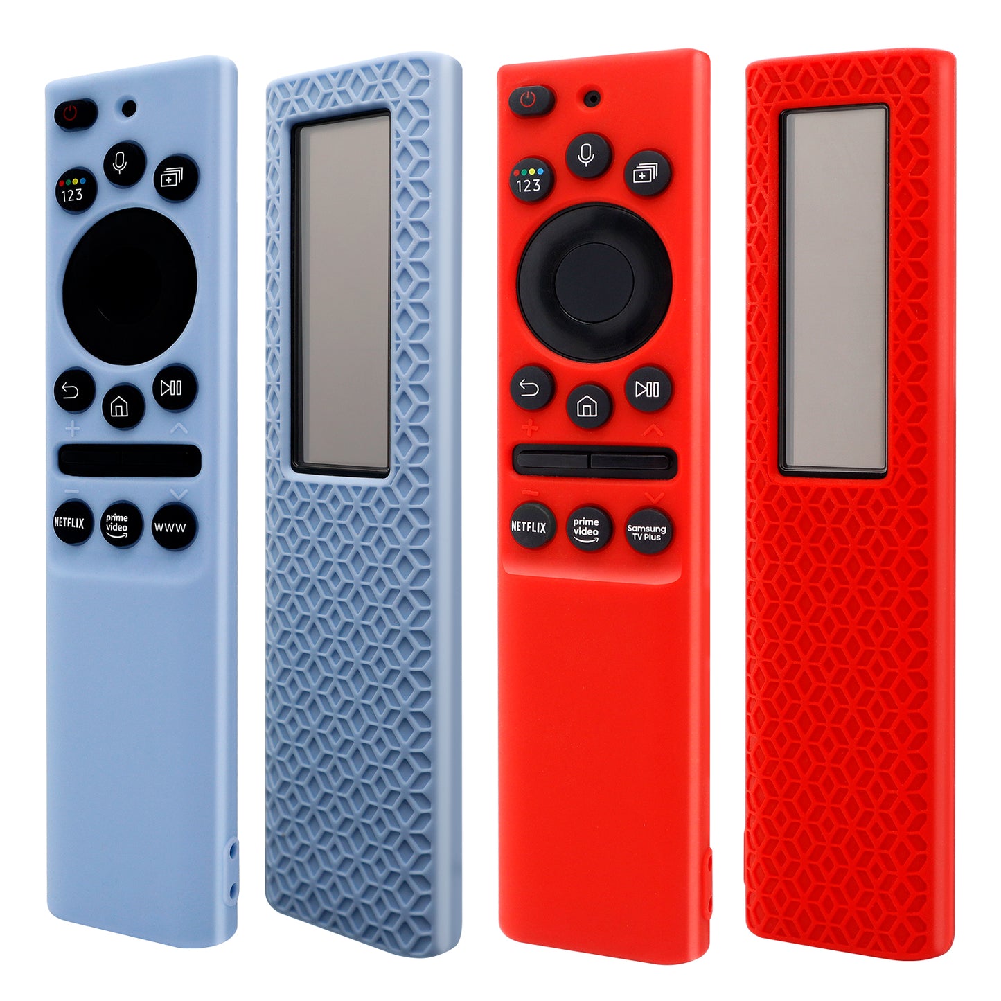 ZEVGOV Silicone Case for Samsung Smart Solar Cell Remote Control BN59 Series, Protective Kids-Friendly Shockproof Remote Control Sleeve Holder