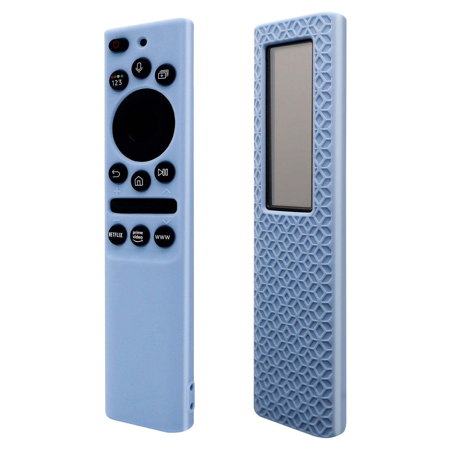 ZEVGOV Silicone Case for Samsung Smart Solar Cell Remote Control BN59 Series, Protective Kids-Friendly Shockproof Remote Control Sleeve Holder