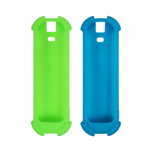 Silicone Cover Case Compatible with Roku Remote Control, Shockproof Corner Airbag Protective Case, Anti-Slip Soft Silicone Cover with Lanyard [Glow in the Dark Options Available]