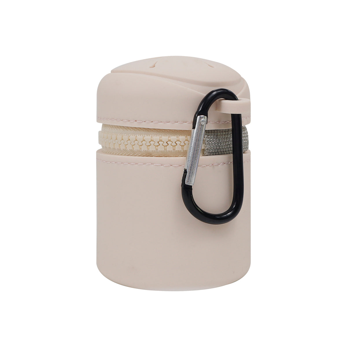 Silicone Outdoor Waste Pouch with Carabiner Clip, Portable Fishing Line Scrap and Small Trash Holder for Fishing, Hiking, Camping and Outdoor Activities