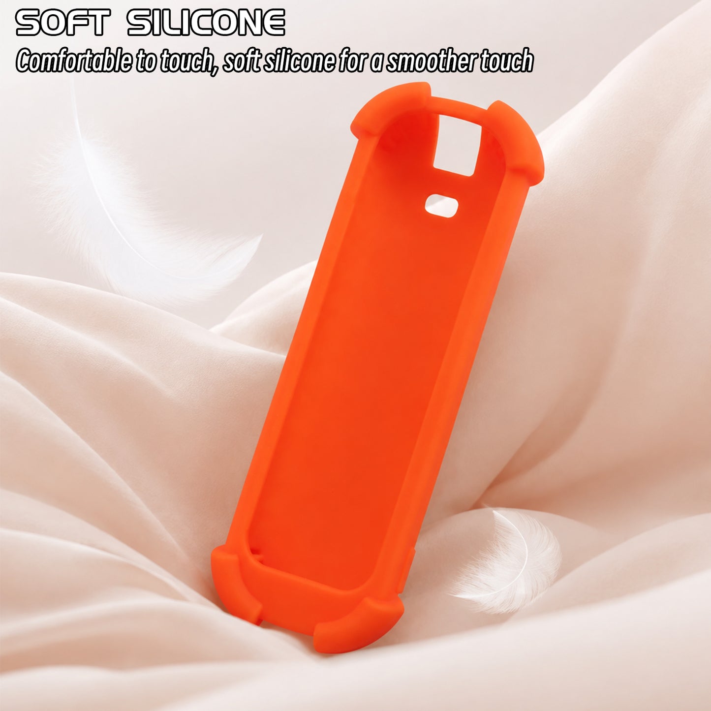 Silicone Cover Case Compatible with Roku Remote Control, Shockproof Corner Airbag Protective Case, Anti-Slip Soft Silicone Cover with Lanyard [Glow in the Dark Options Available]