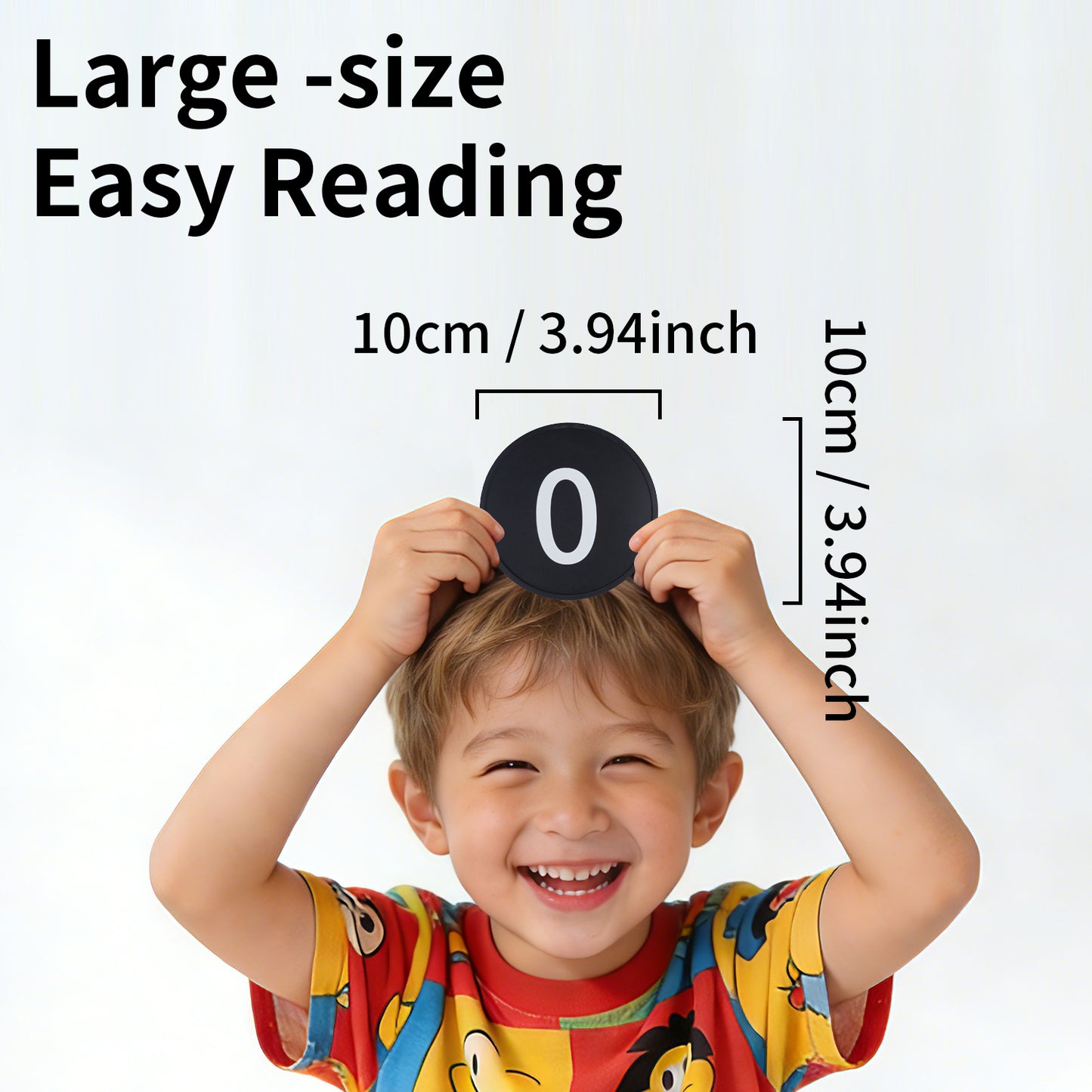 15 Pcs Silicone Number Circles (4 Inch) – Colorful Math Manipulative with Numbers 0-9 & Math Symbols – BPA Free Soft Sensory Learning Toy for Preschool, Kindergarten, Classroom (Includes Storage Bag)