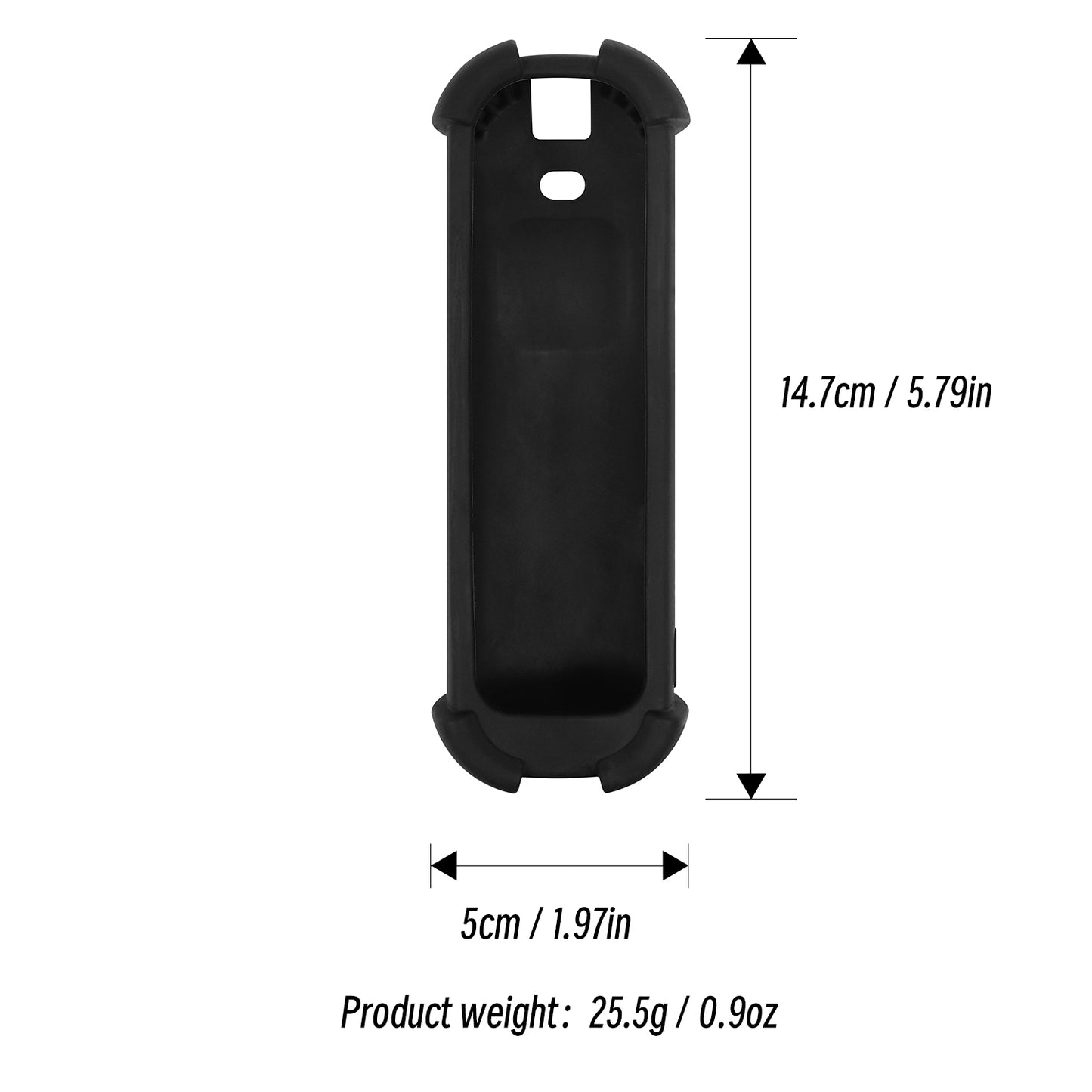 Silicone Cover Case Compatible with Roku Remote Control, Shockproof Corner Airbag Protective Case, Anti-Slip Soft Silicone Cover with Lanyard [Glow in the Dark Options Available]